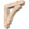 Ekena Millwork Merced Arts and Crafts Smooth Bracket w/ Offset Brace, Douglas Fir, 7 1/2"W x 36"D x 36"H BKT0806X36X36MRC03SDF - alternate 1